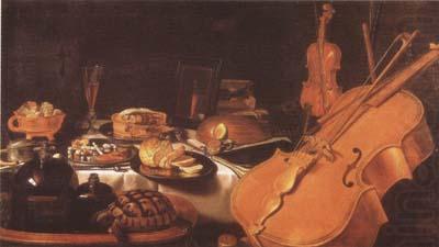 Pieter Claesz Still Life with Musical instruments (mk08) china oil painting image